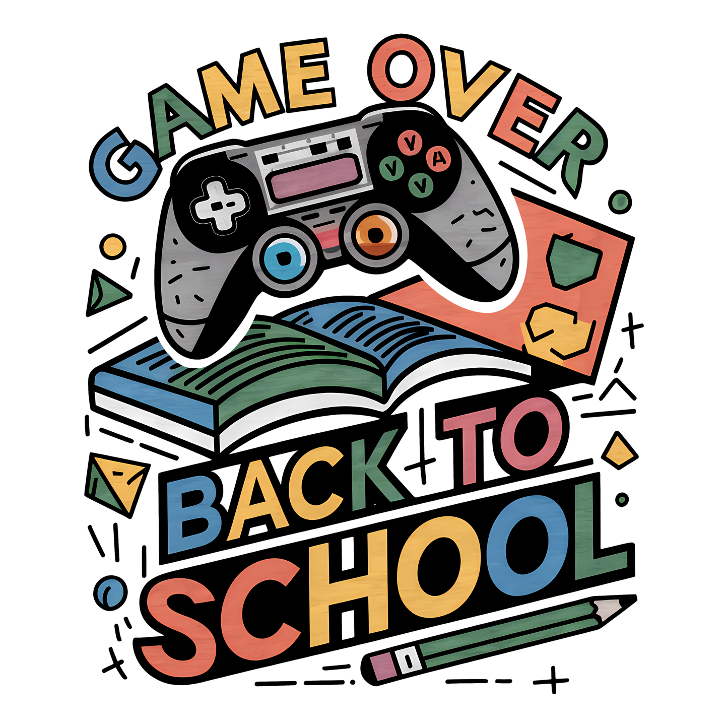 Game Over Back To School TShirt