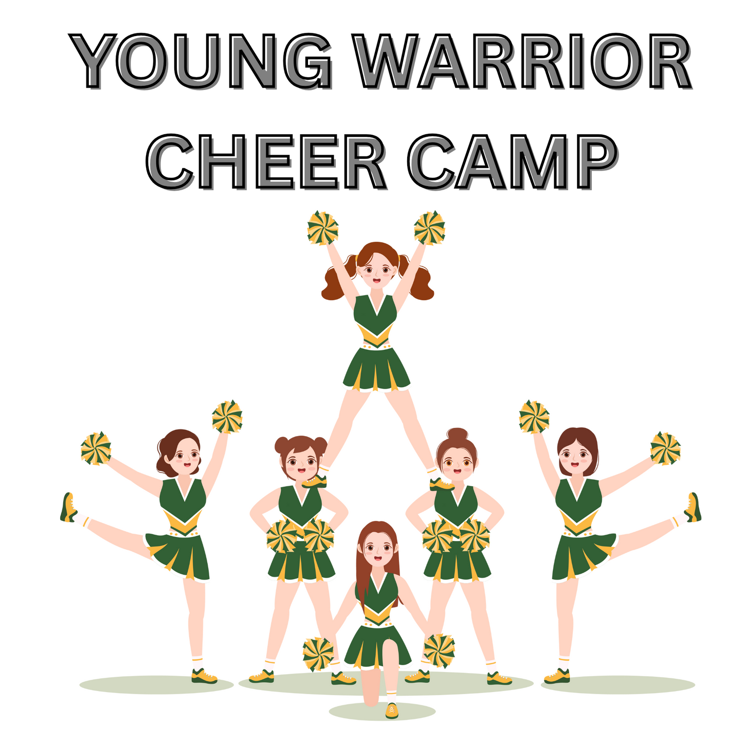 Young Warrior Cheer Camp Tshirt