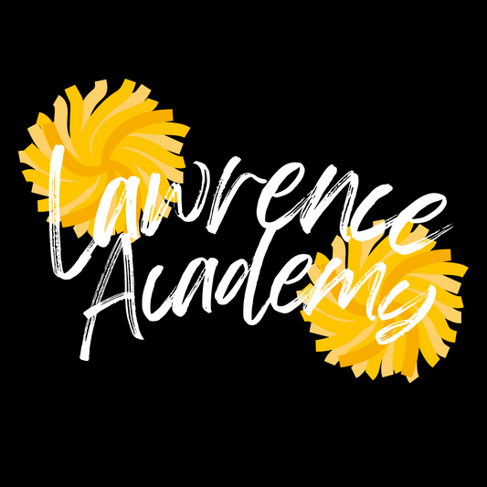 Lawrence Academy With Gold Poms Tshirt