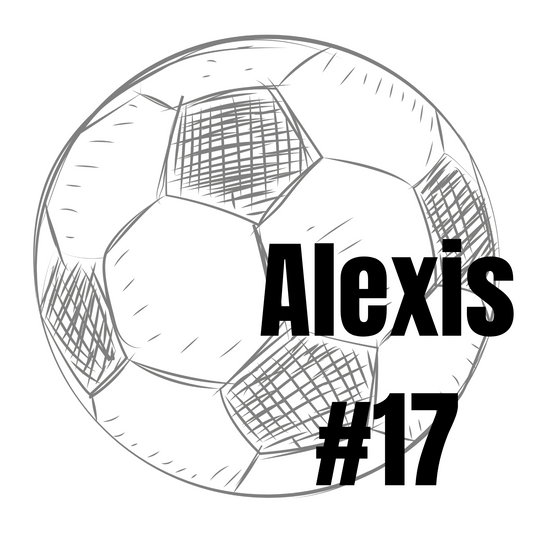Black and White Soccer Tshirt