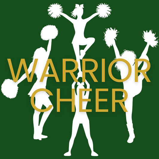 4 Cheerleaders Warrior Cheer Tshirt